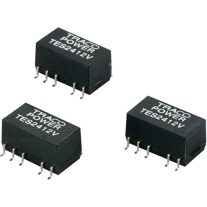 Foto van Tracopower tes 1-2423v dc/dc-converter, smd 24 v/dc 15 v/dc, -15 v/dc 34 ma 1 w aantal uitgangen: 2 x