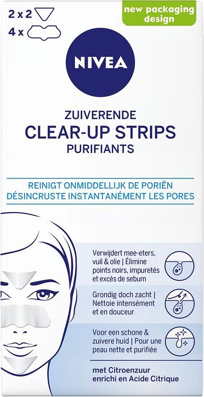 Foto van Nivea zuiverende clear-up strips