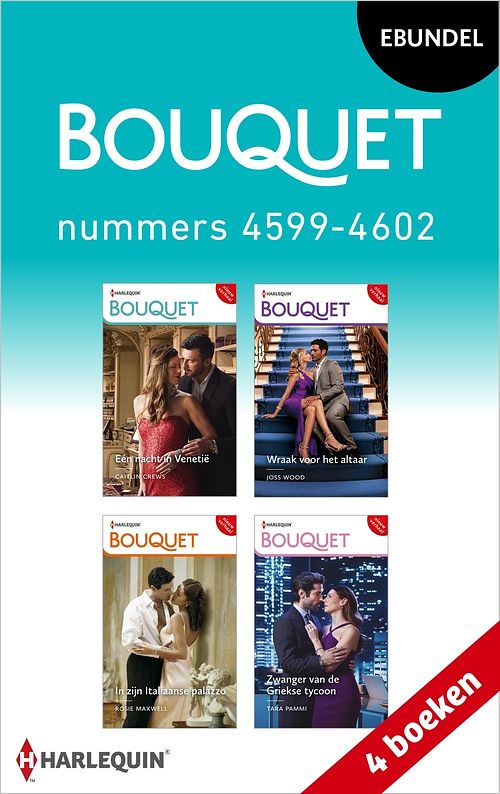 Foto van Bouquet e-bundel nummers 4599 - 4602 - caitlin crews, joss wood, rosie maxwell, tara pammi - ebook