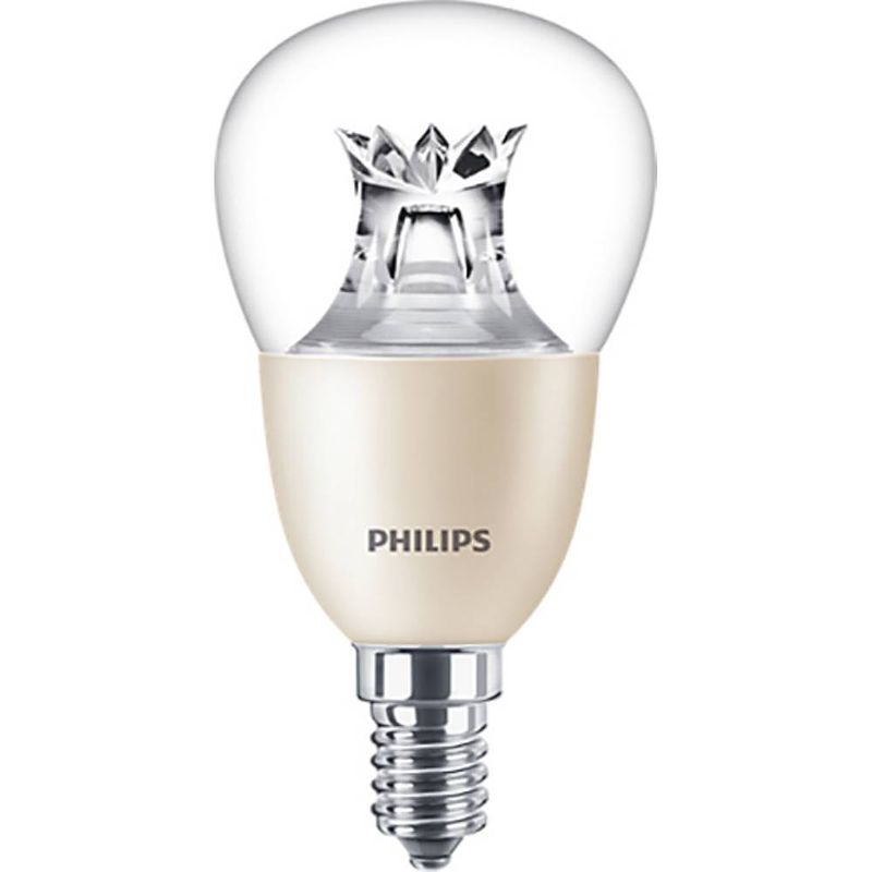 Foto van Philips lighting 30642400 led-lamp energielabel f (a - g) e14 kogel 8 w = 60 w warmwit (ø x l) 54 mm x 109 mm 1 stuk(s)