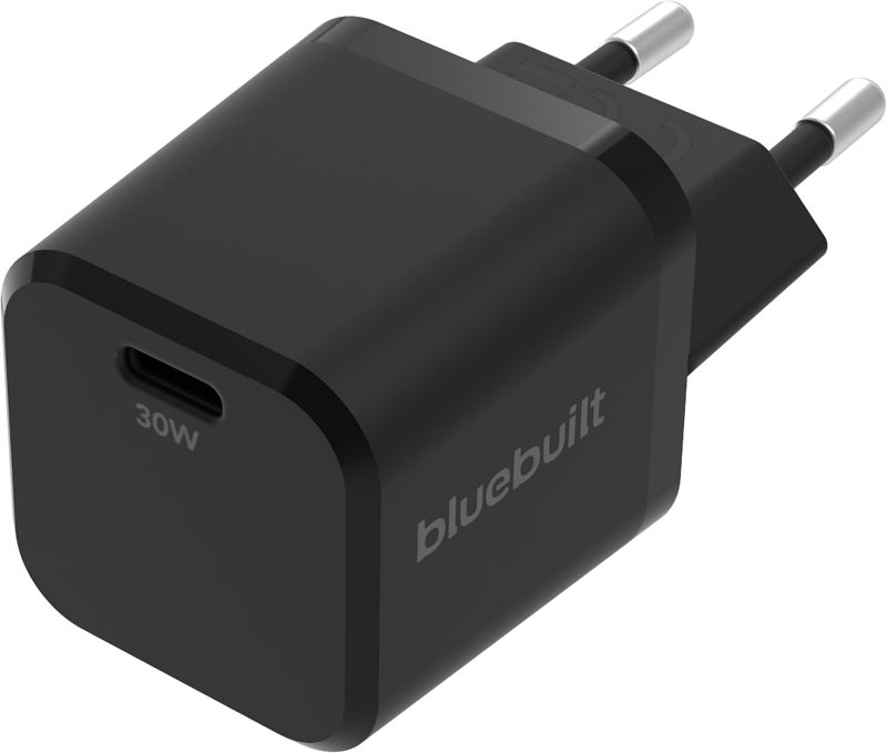 Foto van Bluebuilt power delivery oplader met usb c poort 30w zwart