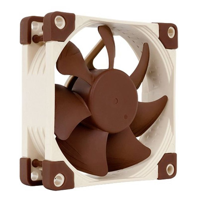 Foto van Noctua nf-a8 uln pc-ventilator beige, bruin (b x h x d) 80 x 25 x 80 mm