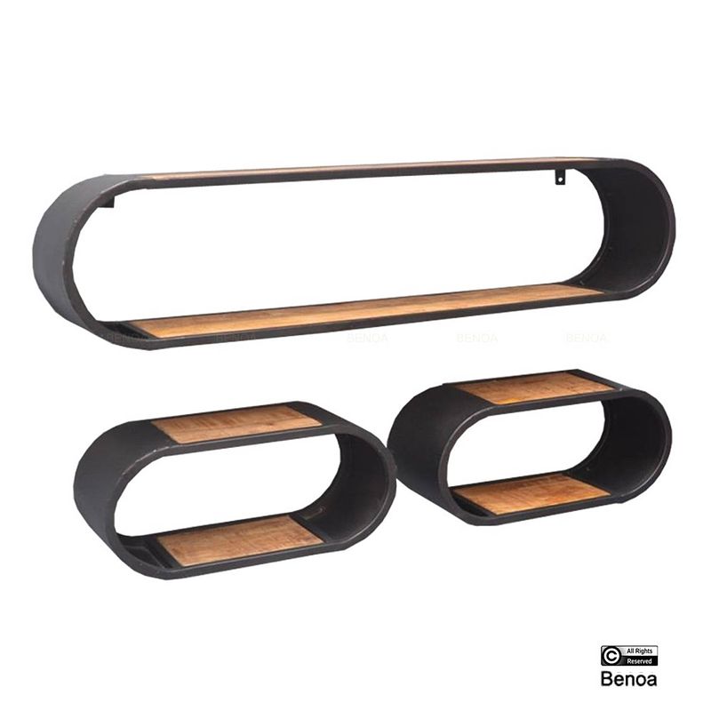 Foto van Benoa elgin oval wall hanger set of 3