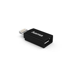 Foto van Hama micro-usb naar lightning-adapter it oplader zwart