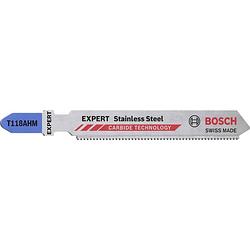 Foto van Bosch accessories 2608900561 expert stainless steel t 118 ahm decoupeerzaagblad, 3 stuks 3 stuk(s)