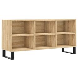 Foto van Vidaxl tv-meubel 103,5x30x50 cm bewerkt hout sonoma eikenkleurig