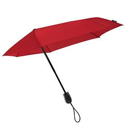 Foto van Stormparaplu - antistorm paraplu - stormparaplu- stormini aerodynamische opvouwbare stormparaplu rood - handopening