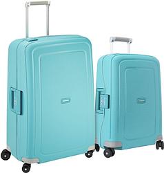 Foto van Samsonite s'cure spinner 55+75cm aqua blue kofferset