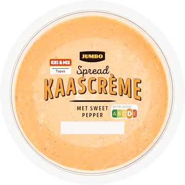 Foto van Jumbo kaascreme sweet peper 150g aanbieding bij jumbo | 3 voor 6.00