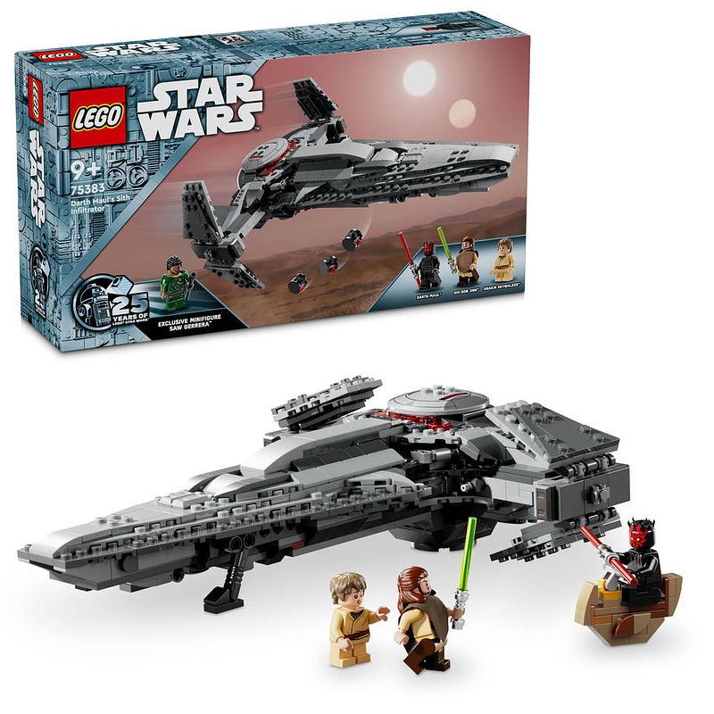 Foto van Lego star wars darth mauls sith infiltrator 75383