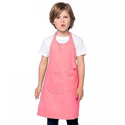 Foto van Basic keukenschort roze voor kinderen - keukenschorten