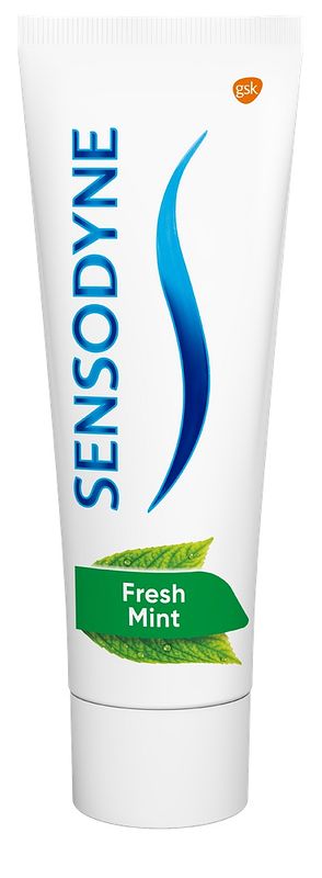 Foto van Sensodyne fresh mint tandpasta voor gevoelige tanden 75ml bij jumbo