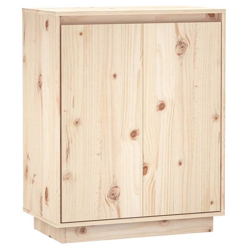 Foto van Vidaxl dressoir 60x34x75 cm massief grenenhout