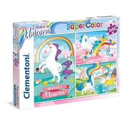 Foto van Clementoni legpuzzel i believe in unicorns 48 stukjes 3 stuks