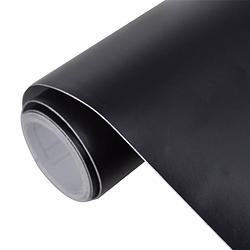 Foto van Vidaxl auto wrapping folie mat zwart 200 x 152 cm