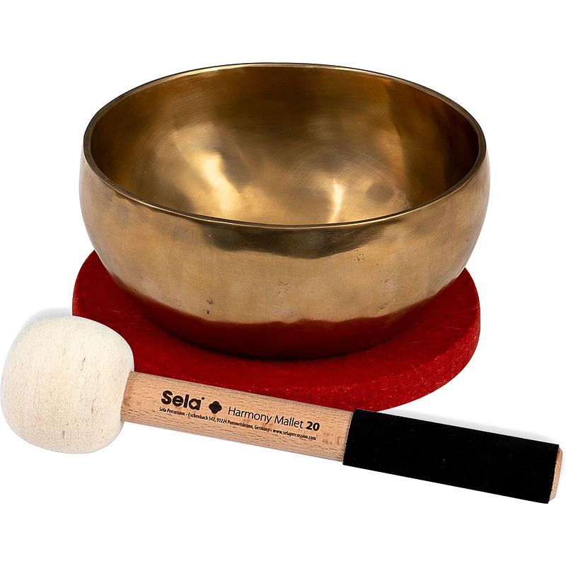 Foto van Sela harmony singing bowl 17 klankschaal voor muziek, meditatie en geluidsmassage