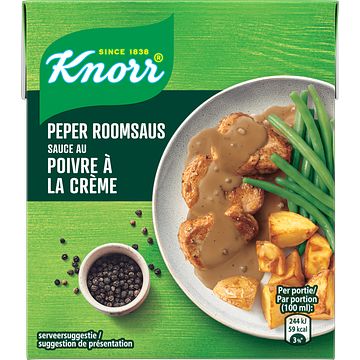 Foto van Knorr peper roomsaus 300ml bij jumbo