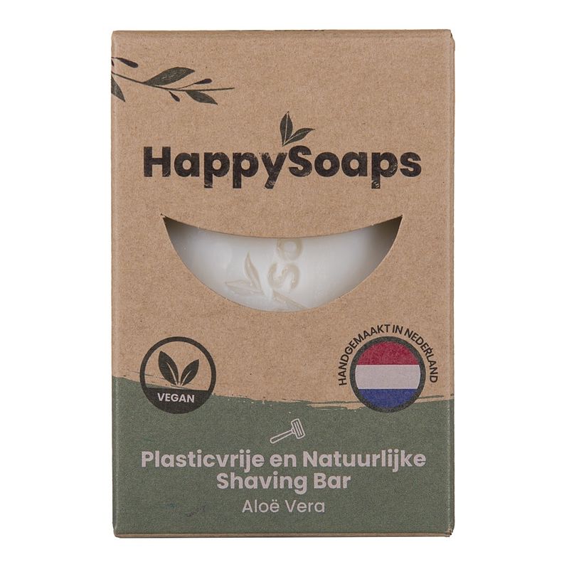 Foto van Happysoaps aloevera shavingbar