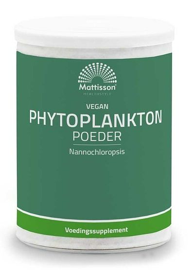 Foto van Mattisson healthstyle vegan phytoplankton poeder