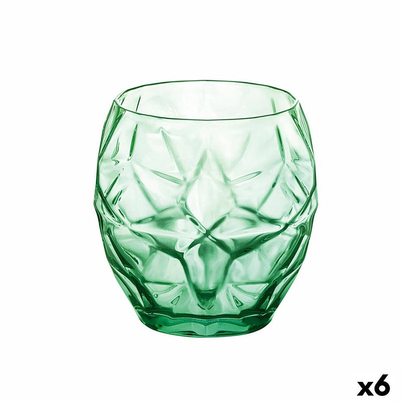 Foto van Glas oriente groen glas 400 ml (6 stuks)