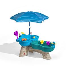 Foto van Step2 watertafel spill and splash met 11 accessoires en parasol waterspeelgoed voor kind