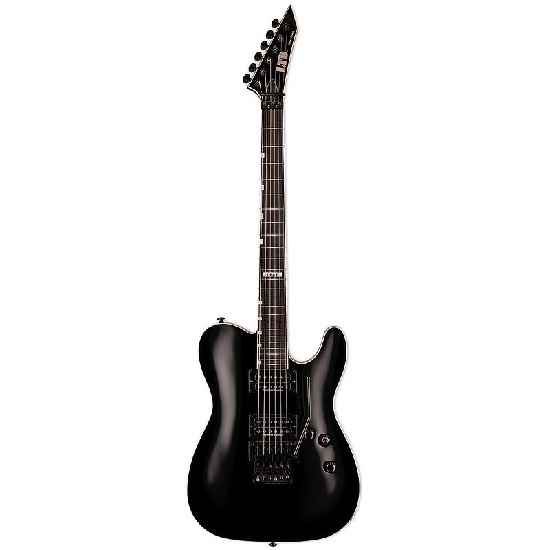 Foto van Esp ltd eclipse 's87 black elektrische gitaar