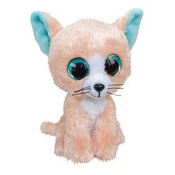 Foto van Lumo stars knuffeldier cat peach - classic - 15cm