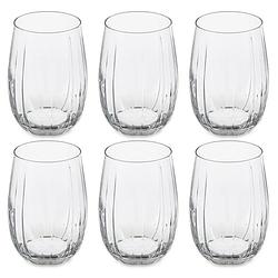 Foto van Pasabahce drinkglazen/waterglazen - luxe glas - set 18x stuks - 400 ml - drinkglazen