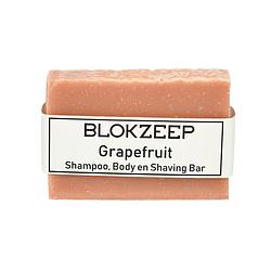 Foto van Blokzeep scheerzeep shampoo & body bar - grapefruit