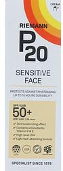 Foto van P20 zonnebrand sensitive face spf50+