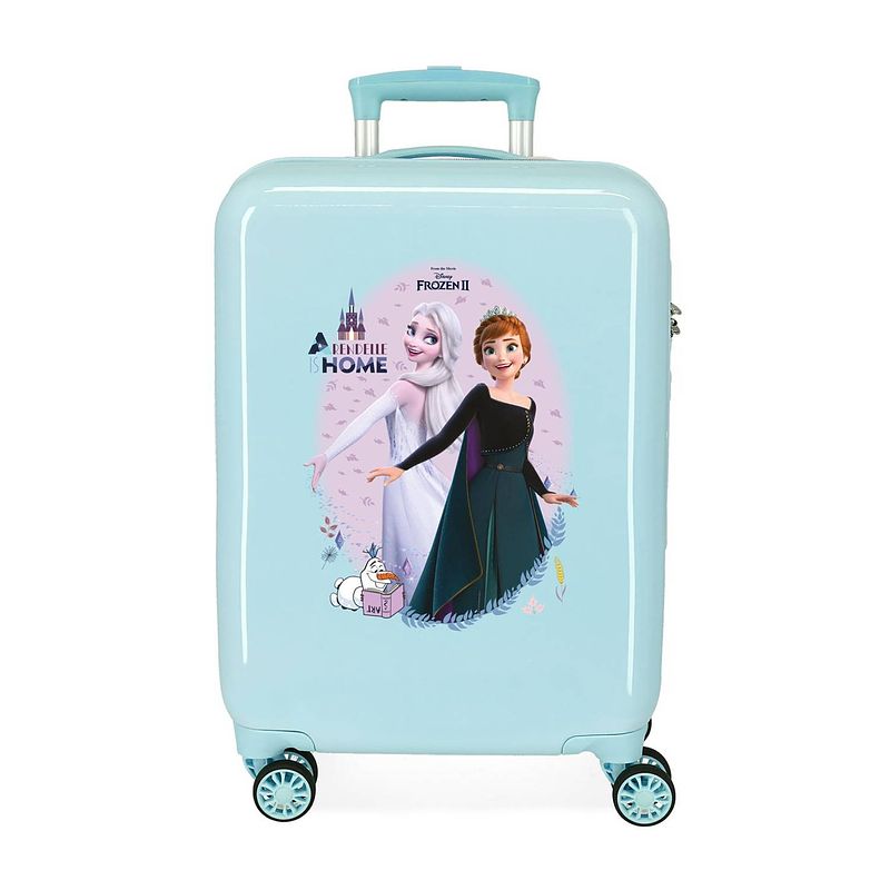 Foto van Frozen meisjes abs kinderkoffer 55 cm 4 w groen