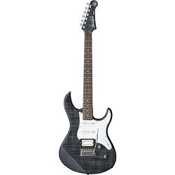 Foto van Yamaha pacifica212vfm translucent black 6-snarige elektrische gitaar