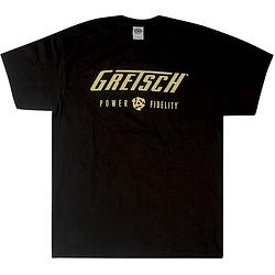 Foto van Gretsch power & fidelity logo t-shirt maat l