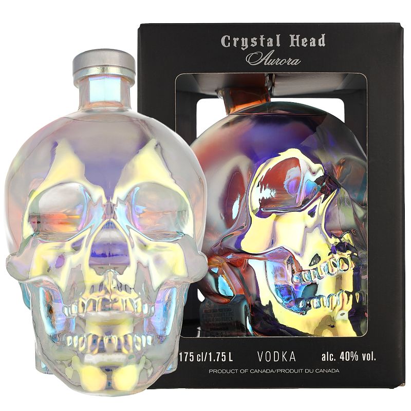 Foto van Crystal head aurora limited edition 1,75ltr wodka + giftbox