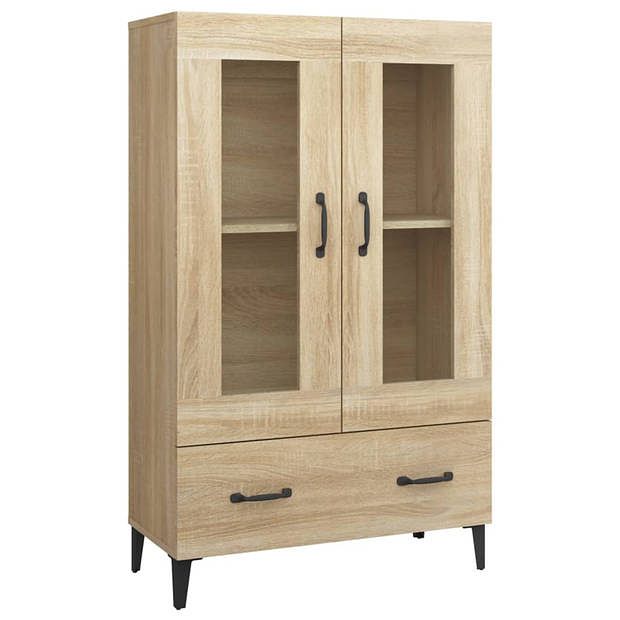 Foto van Vidaxl hoge kast 70x31x115 cm bewerkt hout sonoma eikenkleurig