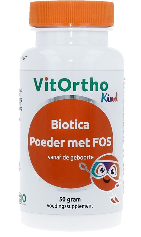 Foto van Vitortho kind biotica poeder met fos 50gr