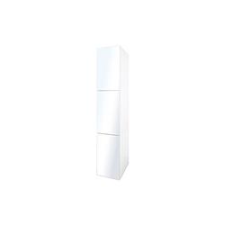 Foto van Feel furniture - kledingkast met spiegel - 3 deurs - wit