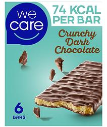 Foto van We care crunchy dark chocolate 6 x 17g bij jumbo