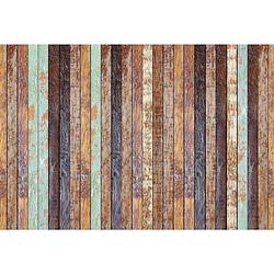 Foto van Wizard+genius vintage wooden wall vlies fotobehang 384x260cm 8-banen