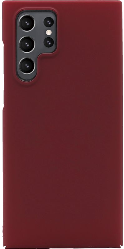 Foto van Bluebuilt hard case samsung galaxy s22 ultra back cover rood