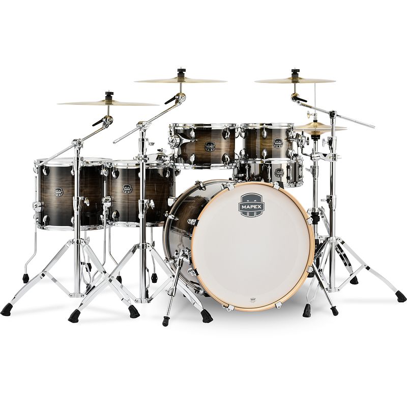 Foto van Mapex mxar628fctk armory stage+ black dawn 6d. fusion shellset