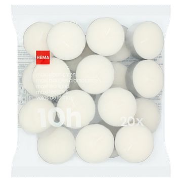 Foto van Hema waxine sfeerlichten maxi 20 stuks bij jumbo