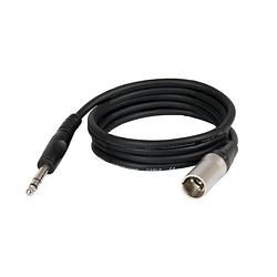 Foto van Devine va1015 xlr male - jack 6.3mm male stereo 1.5 meter