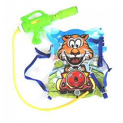 Foto van Funny toys waterpistool met tank tijger 35 cm groen 3-delig