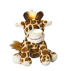 Foto van Pluche giraffe knuffel 18.5 cm - knuffeldier