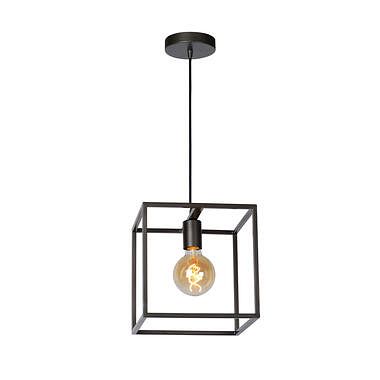 Foto van Lucide hanglamp arthur - grijs - 25 cm - leen bakker