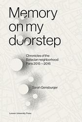 Foto van Memory on my doorstep - sarah gensburger - ebook (9789461662798)