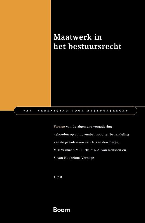 Foto van Maatwerk in het bestuursrecht - - ebook