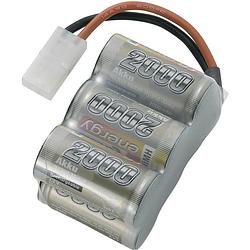 Foto van Conrad energy nimh accupack 7.2 v 2000 mah aantal cellen: 6 block tamiya-stekker