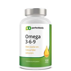 Foto van Perfectbody omega 3-6-9 capsules - 100 softgels